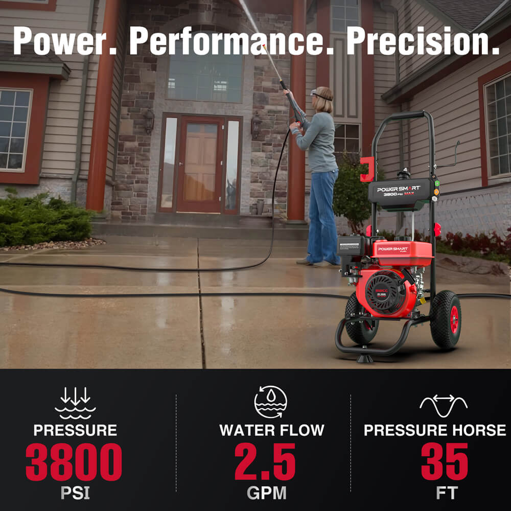 PowerSmart 3800PSI 2.5GPM 212cc Gas Pressure Washer DL1038A