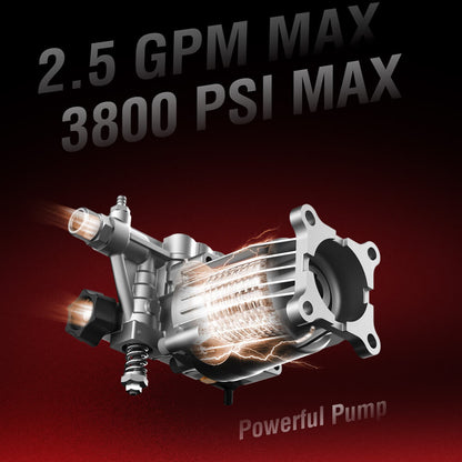 PowerSmart 3800PSI 2.5GPM 212cc Gas Pressure Washer DL1038A