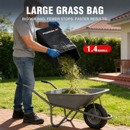 PowerSmart 17" 144cc Gas Push 3-in-1 Lawn Mower DV8618P/V8617P