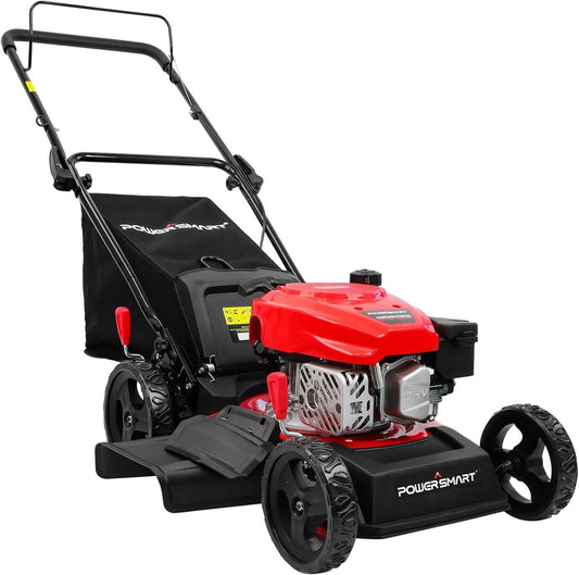 PowerSmart 17" 144cc Gas Push 3-in-1 Lawn Mower DV8618P/V8617P
