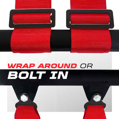 Elite Series 2" & 3" 4 point Harness with push button release
