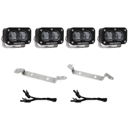 Baja Designs 2025 Toyota 4Runner S2 SAE Fog Pocket Light Kit - Clear 44-8282
