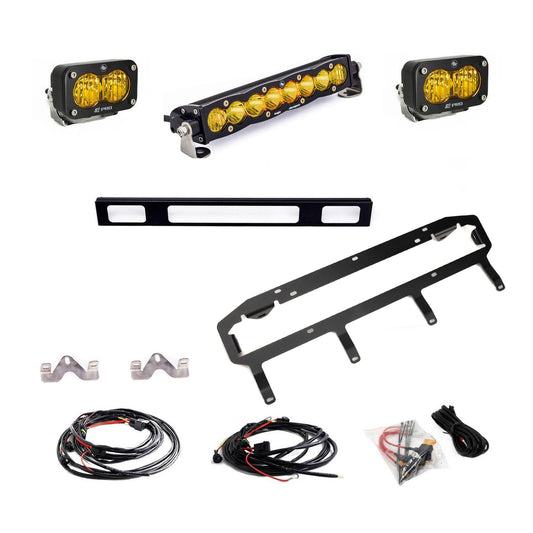 Baja Designs 2025 Toyota 4Runner TRD 10in Pro S2 Pro Grille Light Replacement Kit - Amber 44-8294