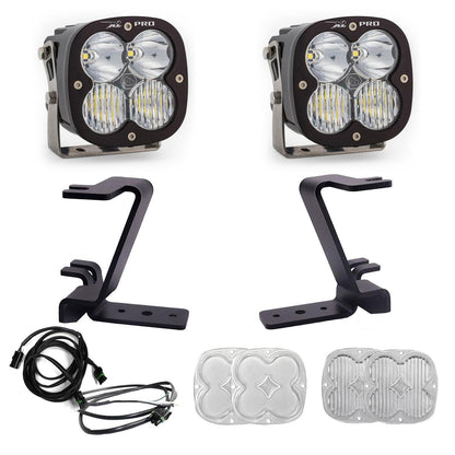Baja Designs 2023+ Ford F-250/350 Super Duty XL Pro A-Pillar LED light Kit w/ Upfitter Harness 448211UP