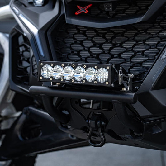 Baja Designs 2024+ Can-Am Maverick R 10in OnX6+ Push Bar Bumper Kit - Clear 448222