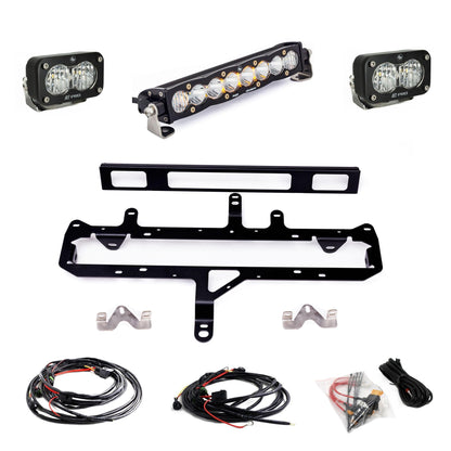 Baja Designs 2024+ Toyota Tacoma (Incl. TRD Pro) 10in. S8/S2 Pro Grille Kit - Clear 448253