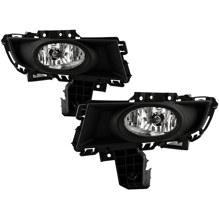 Spyder Mazda 3 07-08 4Dr OEM Fog Lights (Wont Fit Sports/Gt Or Htchback)w/swch Clear