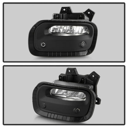 SPYDER  Dodge RAM 1500 2025+ OEM Style Full Led Fog Lights W/ Switch- Set FL-DR2025-15-LED-C 9055461