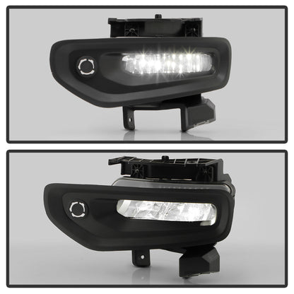 SPYDER 21-23 Dodge Ram 1500 TRX OEM Style LED Fog Lights w/ Switch (FL-DRTRX21-LED-C) 9054037