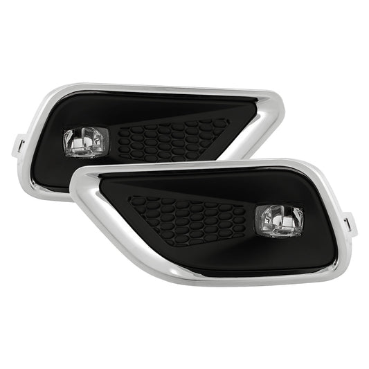 SPYDER 19-23 Jeep Cherokee OEM LED Fog Lights w/Switch - Clear (FL-JC19-LED-C) 9054204