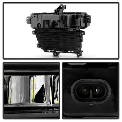 SPYDER 22-24 Jeep Grand Cherokee (3-Row) OEM LED Fog Lights w/Switch - Clear (FL-JGC22-3R-LED-C) 9054365