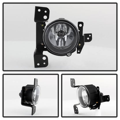 Spyder Mitsubishi Mirage 2014+ OEM Fog Lights w/Switch Clear FL-MM2014-C 5077769
