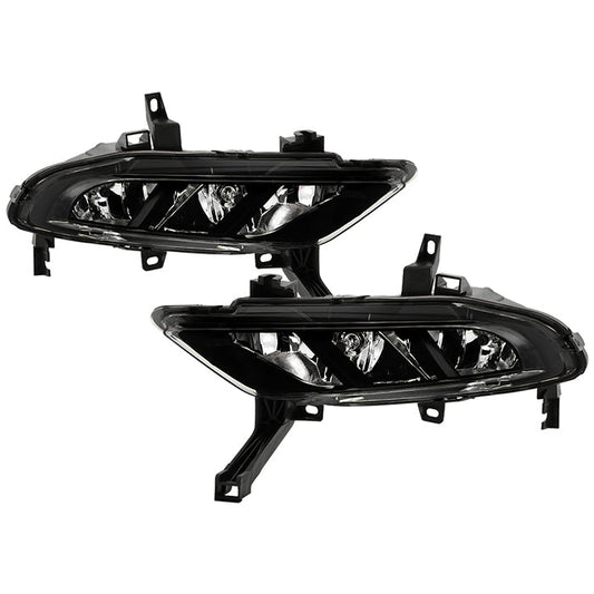 SPYDER 16-18 Nissan Maxima OEM LED Fog Lights w/Switch - Clear (FL-NM2016-C) 9051258