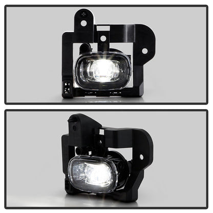 SPYDER 22-24 Nissan Rogue (Excl Sport) OEM Full LED Fog Lights w/ Switch (FL-NR2021-LED-C) 9051296