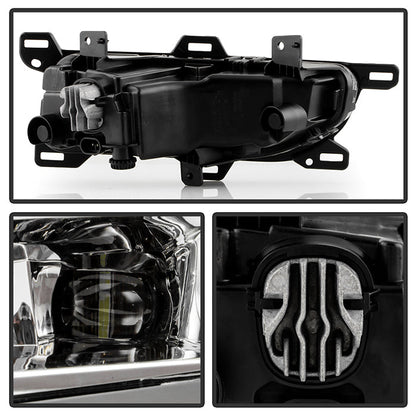SPYDER 20-22 Nissan Titan OEM Style Fog Lights w/Switch (Bulbs Size - 5W) - Clear (FL-NT2020-LED-C) 9051333