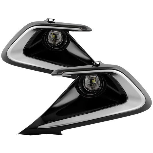 SPYDER 23-24 Toyota Corolla Hatchback OEM Full Fog Lights w/Switch - Clear (FL-TCOC2023-HB-LED-C) 9054280