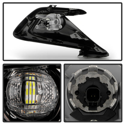 SPYDER 23-24 Toyota Corolla Hatchback OEM Full Fog Lights w/Switch - Clear (FL-TCOC2023-HB-LED-C) 9054280