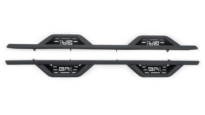 Body Armor 4x4 07-19 Chevrolet Silverado 2500/3500 Crew Cab Ambush Side Steps - Black GM-4201