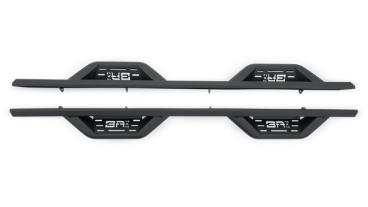 Body Armor 4x4 07-19 Chevrolet Silverado 2500/3500 Crew Cab Ambush Side Steps - Black GM-4201