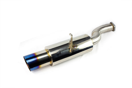ISR Performance GT Single Exhaust - 2009+ Hyundai Genesis Coupe 2.0T - Burnt Tips IS-GT-GEN20-BT