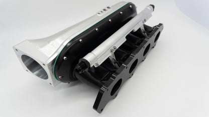 ASE H22 H Series Billet Intake Manifold Black Silver
