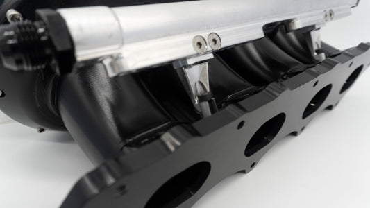 ASE H22 H Series Billet Intake Manifold Black Silver