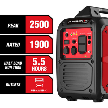 PowerSmart 2500W inverter Gas Generator HB5020