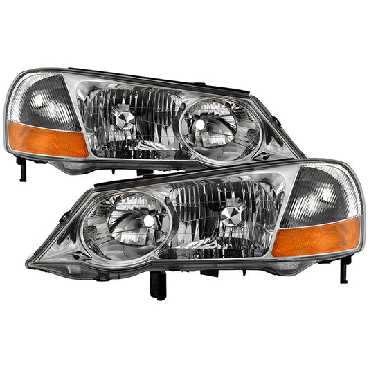 SPYDER Xtune Acura Tl 2002-2003 Hid Model Only OEM Style Headlights Chrome HD-JH-ATL02-HID-C 9029523