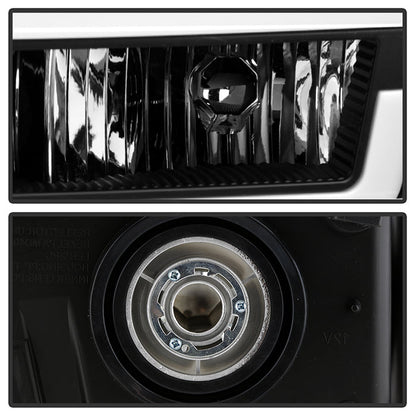 SPYDER xTune 04-12 Chevy Colorado Light Bar Headlights w/Bumper Lights - Black (HD-JH-CCOL04-LB-BK) 9050626
