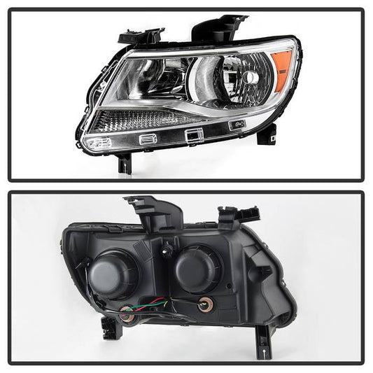 SPYDER xTune 15-17 Chevrolet Colorado OEM Style Halogen Headlights - Chrome (HD-JH-CCOL15-AM-C) 9044069