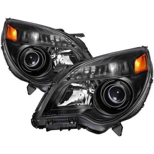 SPYDER xTune 10-13 Chevrolet Equinox LTZ OEM Style Halogen Headlights - Black (HD-JH-CEQ10-AM-BK) 9037801