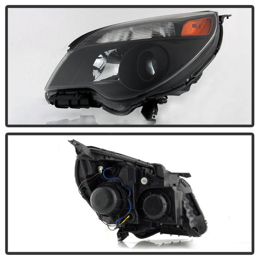 SPYDER xTune 10-13 Chevrolet Equinox LTZ OEM Style Halogen Headlights - Black (HD-JH-CEQ10-AM-BK) 9037801