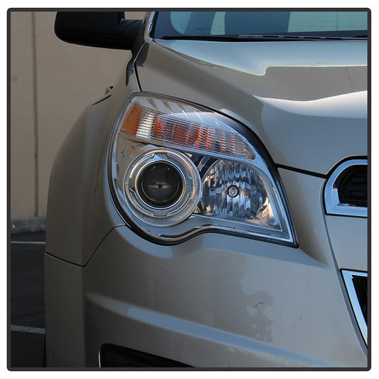 SPYDER xTune 10-13 Chevrolet Equinox LTZ OEM Style Halogen Headlights - Chrome (HD-JH-CEQ10-OE-AM-C) 9037818