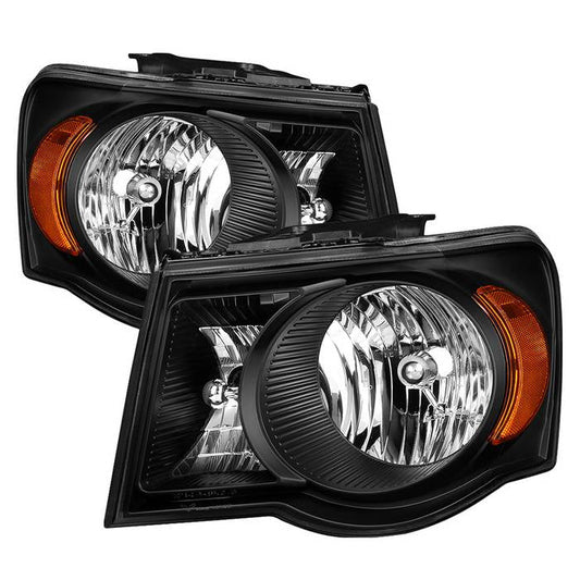 SPYDER xTune 07-09 Chrysler Aspen OEM Style Headlights - Black (HD-JH-CHRASP07-AM-BK) 9037863