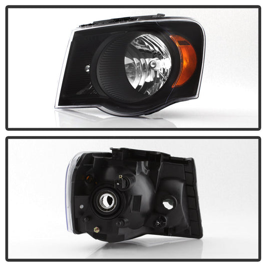 SPYDER xTune 07-09 Chrysler Aspen OEM Style Headlights - Black (HD-JH-CHRASP07-AM-BK) 9037863
