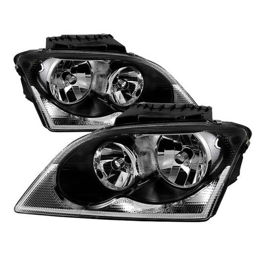 SPYDER Xtune Chrysler Pacifica 04-06 Halogen OEM Style Headlights Black HD-JH-CHRPA04-BK 9029615