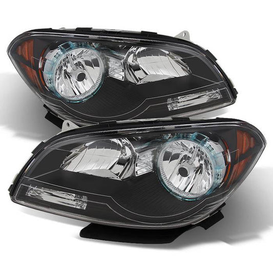SPYDER Xtune Chevy Malibu 2008-2012 Crystal Headlights Black HD-JH-CMA08-AM-BK 9026010