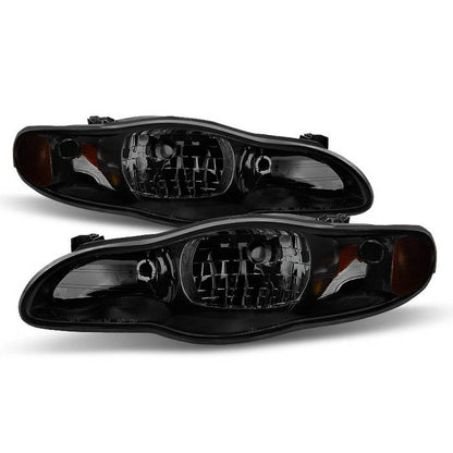 SPYDER Xtune Chevy Monte Carlo 00-05 OEM Style Headlights Black Smoked HD-JH-CMC00-AM-BSM 9028939