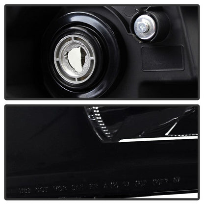 SPYDER Xtune Chevy Silverado 07-13 Crystal Headlights Black Smoked HD-JH-CS07-AM-BSM 9030260