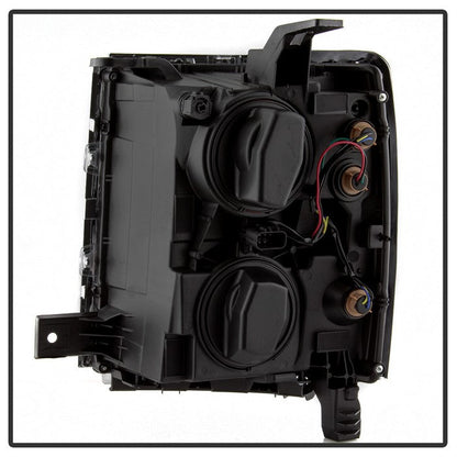 SPYDER xTune 14-15 Chevy Silverado 1500 (New Body) OEM Style Headlights w/Trim - Blk (HD-JH-CS14-CC-BK) 9042447