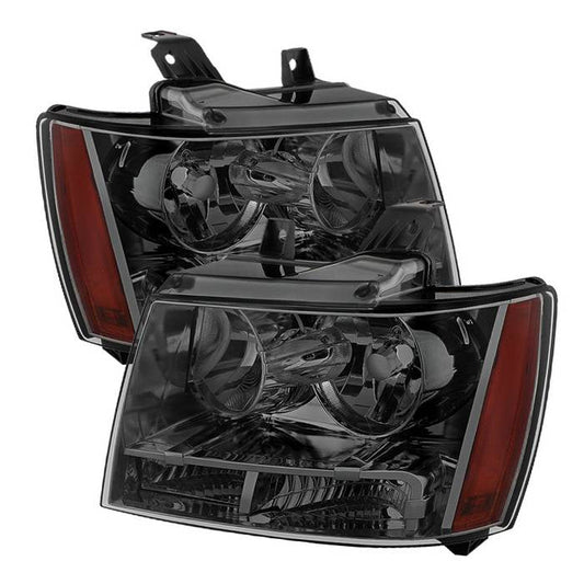 SPYDER Xtune Chevy Suburban 1500/2500 07-14 Crystal Headlights Smoke HD-JH-CSUB07-AM-SM 9022784