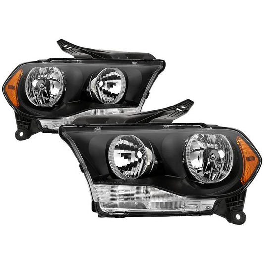 SPYDER xTune Dodge Durango 11-13 (Non-HID) OEM Style Headlamps - Black HD-JH-DDU11-AM-BK 9040016