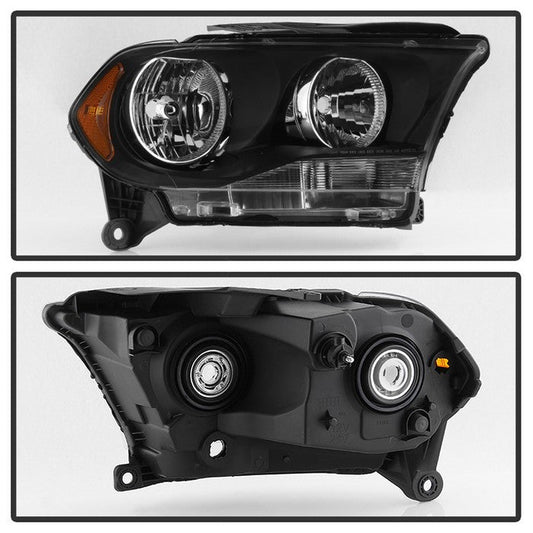 SPYDER xTune Dodge Durango 11-13 (Non-HID) OEM Style Headlamps - Black HD-JH-DDU11-AM-BK 9040016