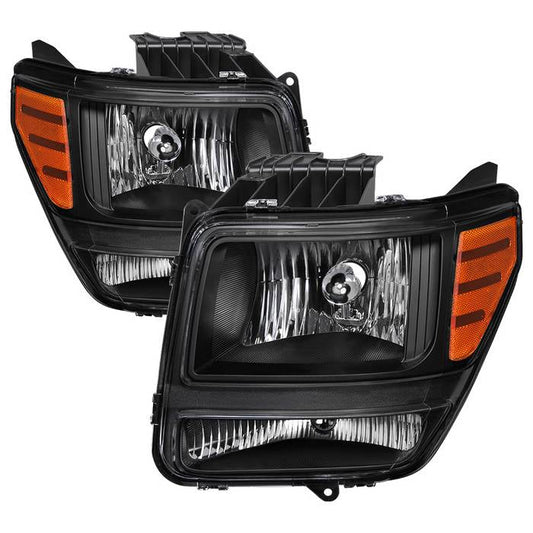 SPYDER xTune Dodge Nitro 07-11 OEM Style Headlights - Black HD-JH-DNIT07-AM-BK 9037887
