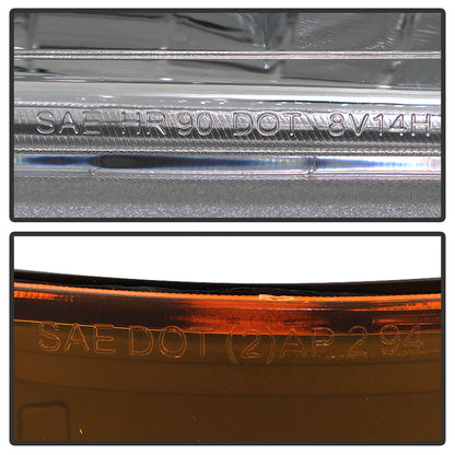 Spyder Xtune GMC Yukon 94-99 Headlights w/ Corner & Parking Lights 8pcs Sets -Chrome