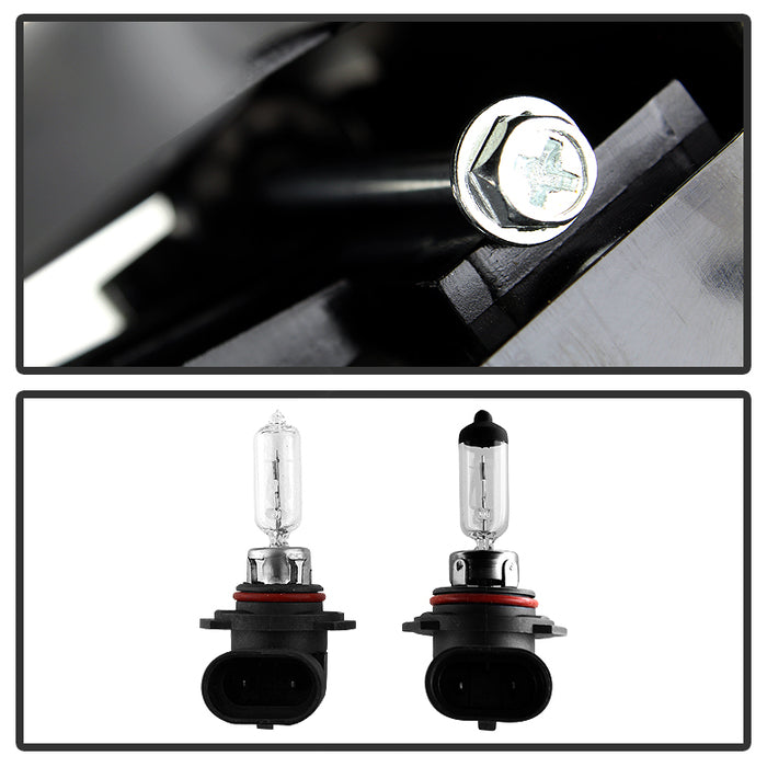 Spyder Xtune GMC Yukon 94-99 Headlights w/ Corner & Parking Lights 8pcs Sets -Chrome
