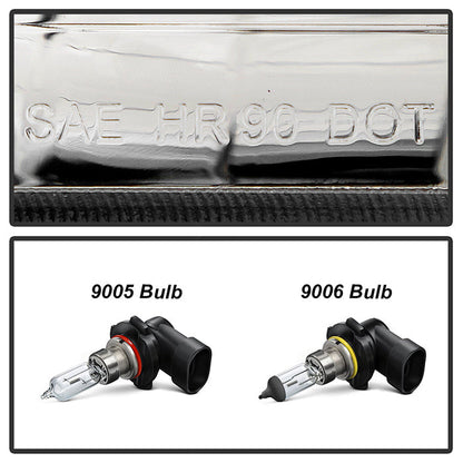 SPYDER Xtune GMC Yukon 92-93 Crystal Headlights w/ Corner & LED Bumper Chrome HD-JH-GMCCK88-LED-AM-C-SET 5073549