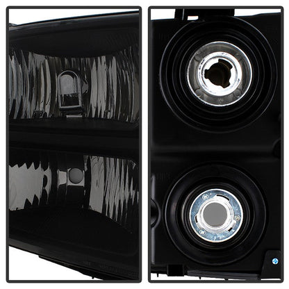 SPYDER Xtune GMC Sierra 07-13 Crystal Headlights Black Smoked HD-JH-GSIE07-AM-BSM 9034763