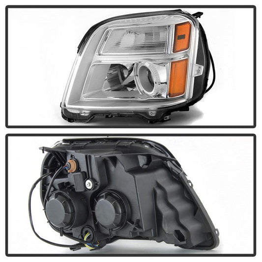 SPYDER xTune 10-15 GMC Terrain (Halogen Models Only) Driver Side Headlights - OEM Left (HD-JH-GTE10-OE-L) 9040764