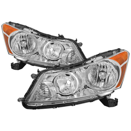 SPYDER xTune Honda Accord 0-12 Sedan Only OEM Style Headlight - OEM Chrome HD-JH-HA08-4D-C 9040054